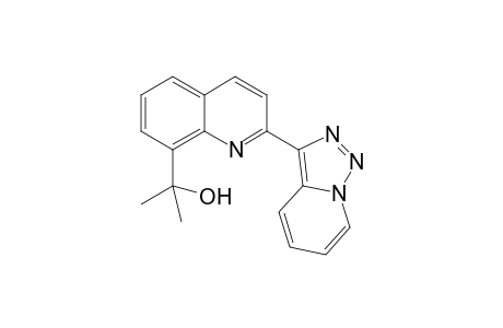 2-[2'-([1,2,3]-triazolo[1,5-a]pyridin-3''-yl)quinolin-8'-yl]-propan-2-ol