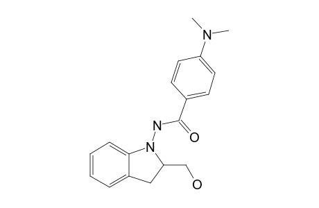 1-(4-Dimethylaminobenzoylamino)-2-hydroxymethylindoline