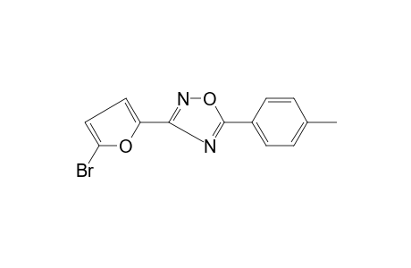 3-(5-bromanylfuran-2-yl)-5-(4-methylphenyl)-1,2,4-oxadiazole