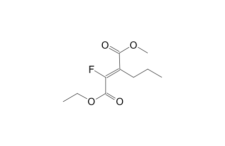 (Z)-1-(Ethoxycarbonyl-1-fluoro-2-(methoxycarbonyl)pentene