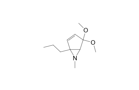 6-Aza-4,4-dimethoxy-1-propyl-6-methylbicyclo[3.10]hex-2-ene