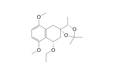 (4S,4'S,5S)-4'-Ethoxy-5',8'-dimethoxy-2,2,5-trimethyl-3',4'-dihydro-1H-spiro[1,3-dioxolane-4,2'-naphthalene]