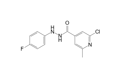 2-chloro-6-methylisonicotinic acid, 2-(p-fluorophenyl)hydrazide
