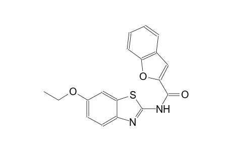 N-(6-ethoxy-1,3-benzothiazol-2-yl)-1-benzofuran-2-carboxamide