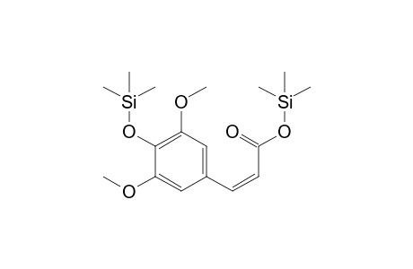 3,5-Dimethoxy-4-hydroxy-cis-cinnamic acid, 2TMS