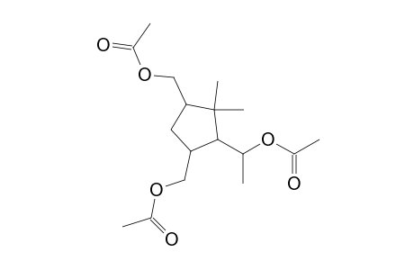 (endo)-1,1-Dimethyl-2-( 1'-acetyloxyethyl)-3,5-bis(acetoxymethyl)cyclopentane