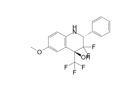 (2R,4S)-3,3-Difluoro-6-methoxy-2-phenyl-4-trifluoromethyl-1,2,3,4-tetrahydro-quinolin-4-ol