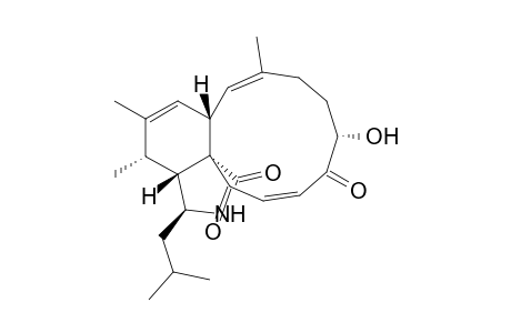 1H-cycloundec(d)isoindole-1,12,15-trione, 2,3,3a,4,6a,9,10,11-octahydro-11-hydroxy-4,5,8-trimethyl-3-(2-methylpropyl)-, (3S,3aR,4S,6aS,7E,11S,13E,15aS)-