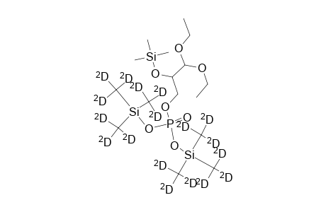 DL-glyceraldehyde-3-phosphate diethylacetal bis(trimethylsilyl-D9) ester trimethylsilyl ether