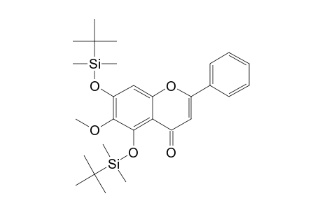 Oroxylin A, bis(tert-butyldimethylsilyl) ether