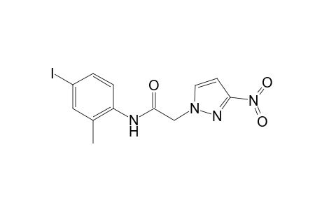 1H-Pyrazole-1-acetamide, N-(4-iodo-2-methylphenyl)-3-nitro-