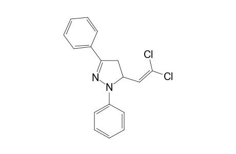 1,3-DIPHENYL-(2,2-DICHLOROVINYL)-DELTA-(2)-PYRAZOLINE