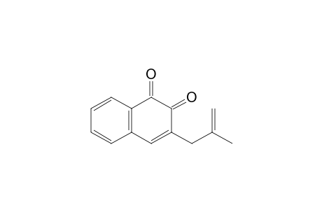 3-(2-Methyl-2-propenyl)-1,2-naphthoquinone
