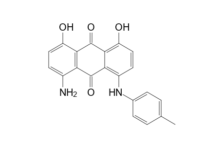 5-Amino 4-p-methylphenylamino 1,8-dihydroxy anthraquinone