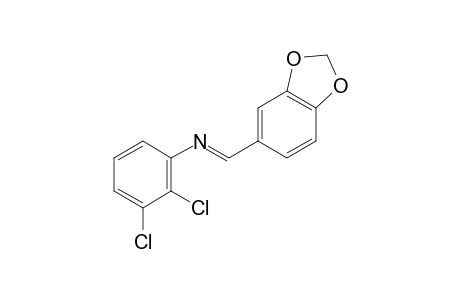 2,3-dichloro-N-piperonylideneaniline