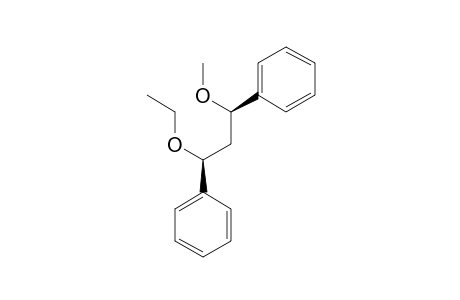 (1R*,3S*)-3-ETHOXY-1-METHOXY-1,3-DIPHENYLPROPANE