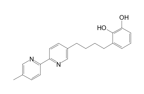 5-[4-(2,3-dihydroxyphenyl)butyl]-5'-methyl-2,2'-bipyridine