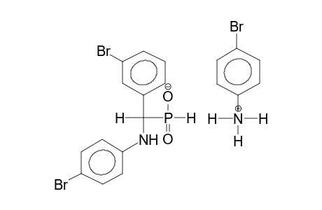4-BROMOPHENYLAMMONIUM ALPHA-(4-BROMOPHENYL)AMINO-3-BROMOBENZYLPHOSPHONITE