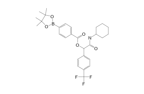 2-(CYCLOHEXYLAMINO)-2-OXO-1-[4-(TRIFLUOROMETHYL)-PHENYL]-ETHYL-4-(4,4,5,5-TETRAMETHYL-1,3,2-DIOXABOROLAN-2-YL)-BENZOATE