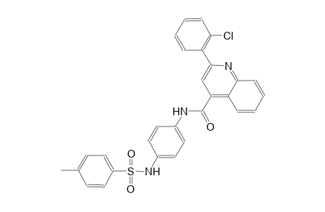 2-(2-chlorophenyl)-N-(4-{[(4-methylphenyl)sulfonyl]amino}phenyl)-4-quinolinecarboxamide