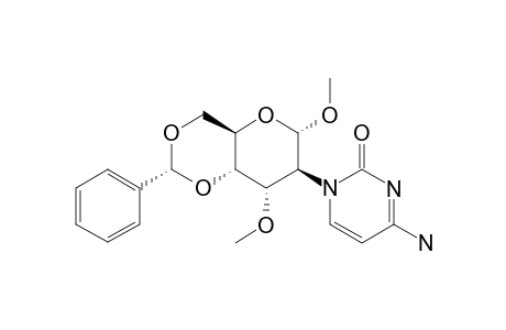 4',6'-O-BENZYLIDENE-1',3'-DI-O-METHYL-2'-DEOXY-2'-(CYTOSIN-1-YL)-D-ALTROPYRANOSIDE