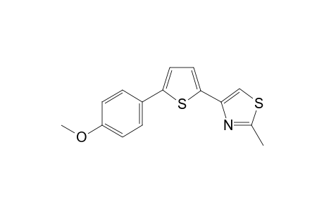 4-(5-(4-Methoxyphenyl)thiophen-2-yl)-2-methylthiazole