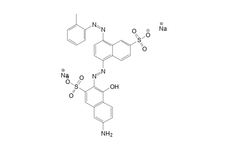 2-Naphthalenesulfonic acid, 7-amino-4-hydroxy-3-[[4-[(2-methylphenyl)azo]-6-sulfo-1-naphthalenyl]azo]-, disodium salt