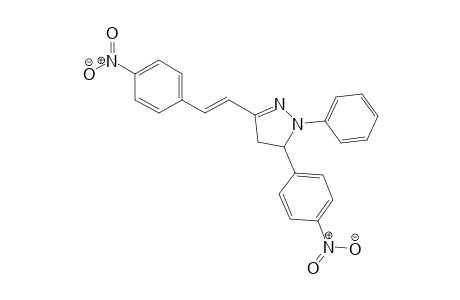 1H-pyrazole, 4,5-dihydro-5-(4-nitrophenyl)-3-[2-(4-nitrophenyl)ethenyl]-1-phenyl-