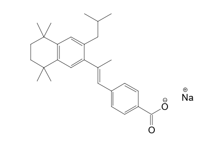 Benzoic acid, 4-[2-[5,6,7,8-tetrahydro-5,5,8,8-tetramethyl-3-(2-methylpropyl)-2-naphthalenyl]-1-propenyl]-, (E)-, sodium salt