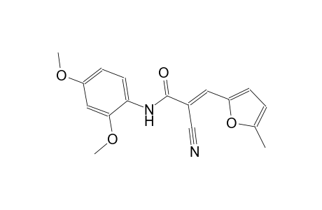 (2E)-2-cyano-N-(2,4-dimethoxyphenyl)-3-(5-methyl-2-furyl)-2-propenamide