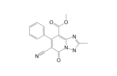 6-Cyano-8-methoxycarbonyl-2-methyl-7-phenyl-3H-[1,2,4]triazolo[1,5-a]pyridin-5-one