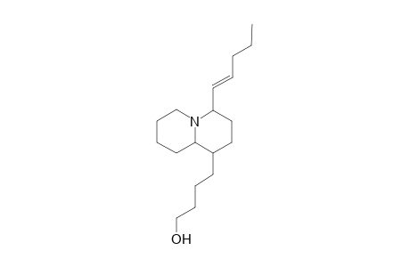 1-(Hydroxybutyl)-4-(pentenyl)-quinolizidine