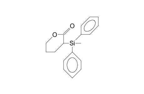 .alpha.-(Diphenyl-methyl-silyl)-pentyrolactone