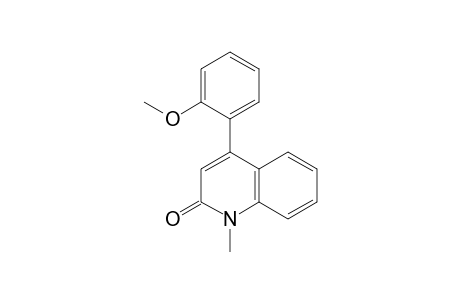 2(1H)-Quinolinone, 4-(2-methoxyphenyl)-1-methyl-