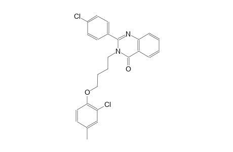 3-[4-(2-chloro-4-methylphenoxy)butyl]-2-(4-chlorophenyl)-4(3H)-quinazolinone