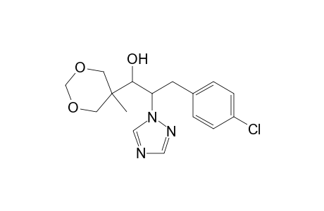 1H-1,2,4-Triazole-1-ethanol, beta-[(4-chlorophenyl)-methyl]-alpha-(5-methyl-1,3-dioxan-5-yl)-