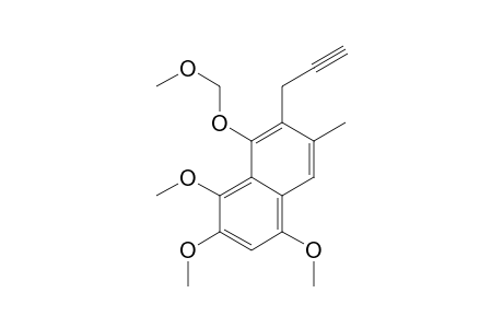 5,7,8-trimethoxy-1-(methoxymethoxy)-3-methyl-2-prop-2-ynyl-naphthalene