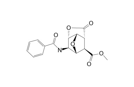 METHYL-(1RS,2RS,3SR,6RS,7SR,9RS)-2-(BENZOYLAMINO)-5-OXO-4,8-DIOXATRICYCLO-[4.2.1.0(3,7)]-NONANE-9-CARBOXYLATE