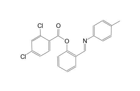 benzoic acid, 2,4-dichloro-, 2-[(E)-[(4-methylphenyl)imino]methyl]phenyl ester