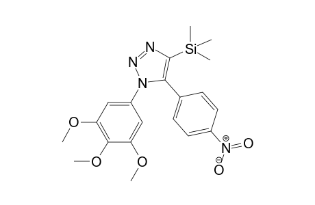 5-(4-Nitrophenyl)-1-(3,4,5-trimethoxyphenyl)-4-(trimethylsilyl)-1H-1,2,3-triazole