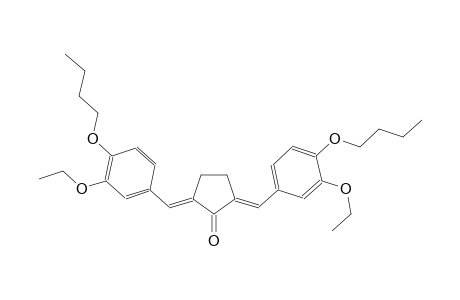 (2E,5E)-2,5-bis(4-butoxy-3-ethoxybenzylidene)cyclopentanone