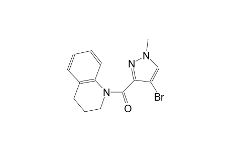1-[(4-bromo-1-methyl-1H-pyrazol-3-yl)carbonyl]-1,2,3,4-tetrahydroquinoline