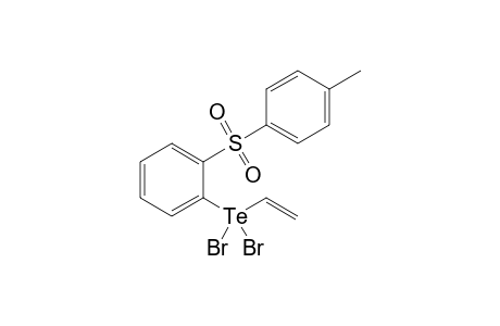 (Z)-2-(4-Methylphenylsulfonyl)vinylphenyltellurium dibromide