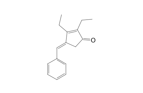 (E)-4-Benzylidene-2,3-diethylcyclopent-2-enone