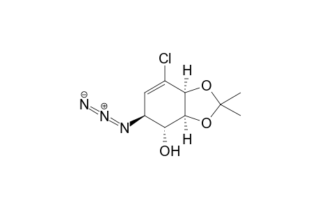 (3aS,4R,5S,7aS)-5-azido-7-chloranyl-2,2-dimethyl-3a,4,5,7a-tetrahydro-1,3-benzodioxol-4-ol