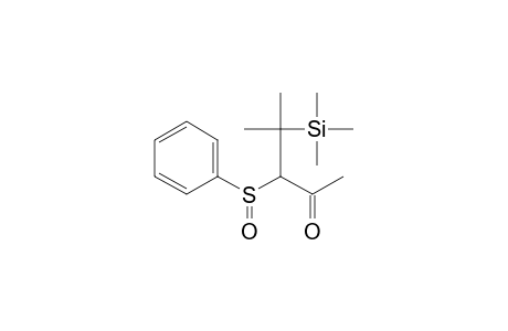 2-Pentanone, 4-methyl-3-(phenylsulfinyl)-4-(trimethylsilyl)-