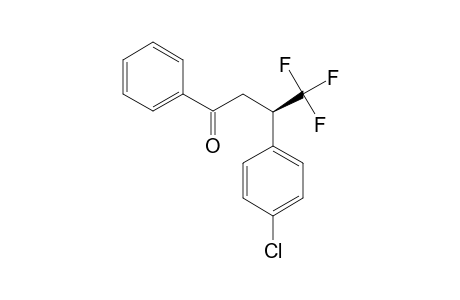 3-(4-CHLOROPHENYL)-4,4,4-TRIFLUORO-1-PHENYL-1-BUTANONE