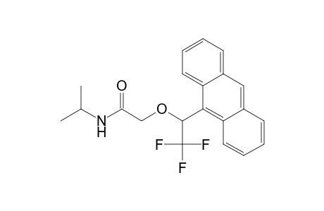N-(2-Propyl)-.alpha.-[1-(9-anthryl)-2,2,2-trifluoroethoxy]acetamide