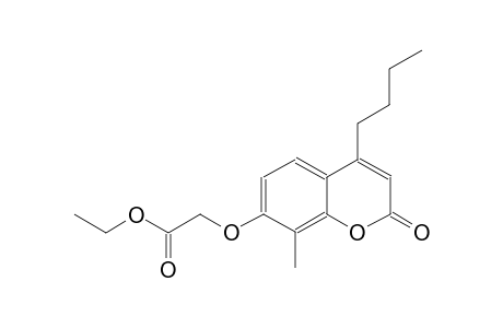 acetic acid, [(4-butyl-8-methyl-2-oxo-2H-1-benzopyran-7-yl)oxy]-, ethyl ester