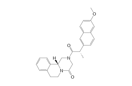 (R)-(-)-2-((S)-2-(6-Methoxynaphthalen-2-yl)propanoyl)-1,2,3,6,7,11b-hexahydro-4H-pyrazino[2,1-a]isoquinolin-4-one